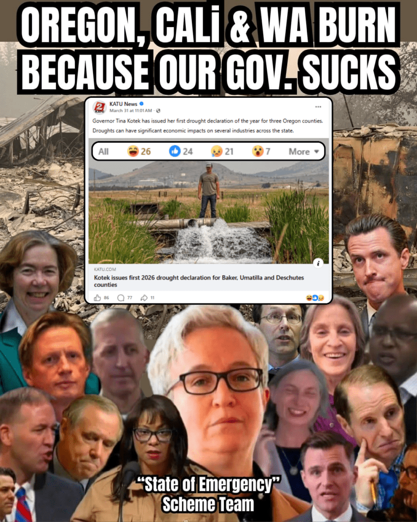 OREGON STATE OF EMERGENCY - Wildfires in Oregon