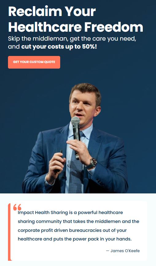 Oregon Health Share Non-Profit Healthcare Sharing in Portland - James OKeefe Testimonial