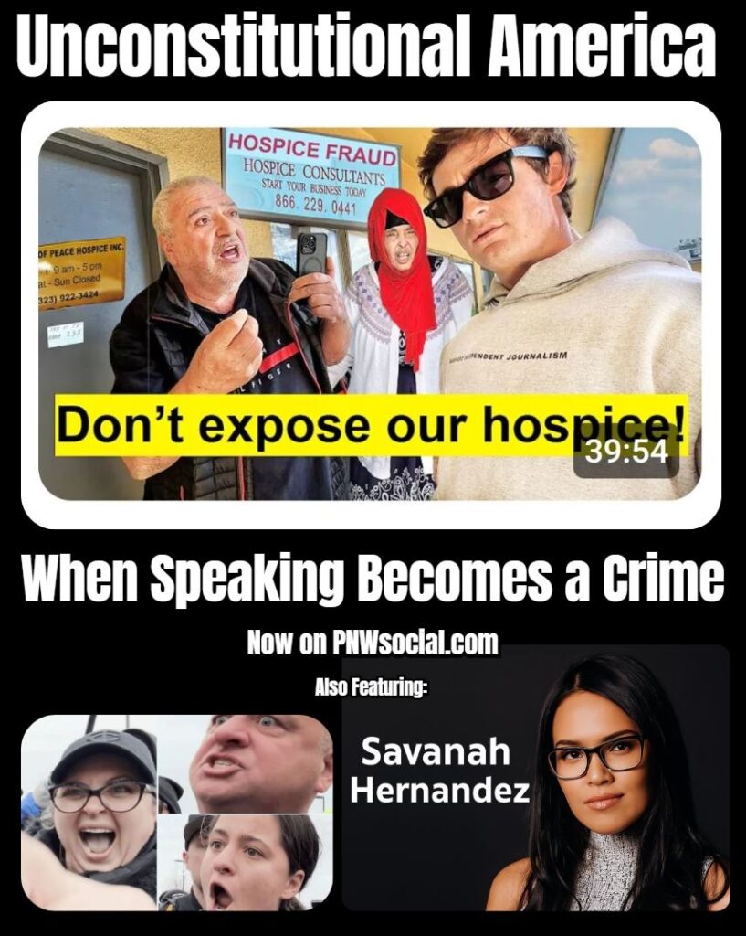 Stop Nick Shirley Act - Unconstitutional America - When Speaking Becomes a Crime