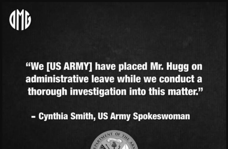 US Nuke Chief Andrew Hugg was just ESCORTED out of the Pentagon around 1 hour ago. Hugg has been placed on LEAVE and is under investigation