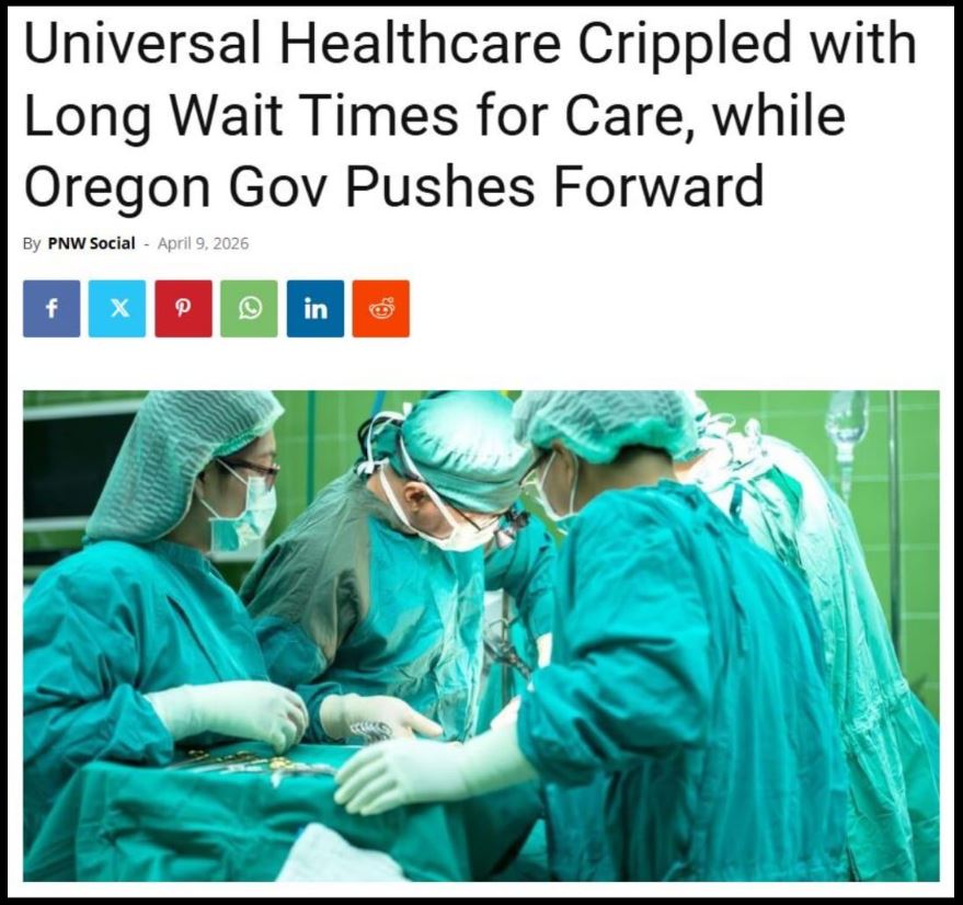 Universal Healthcare Long Wait Time for Care in Canada with Universal Medicare