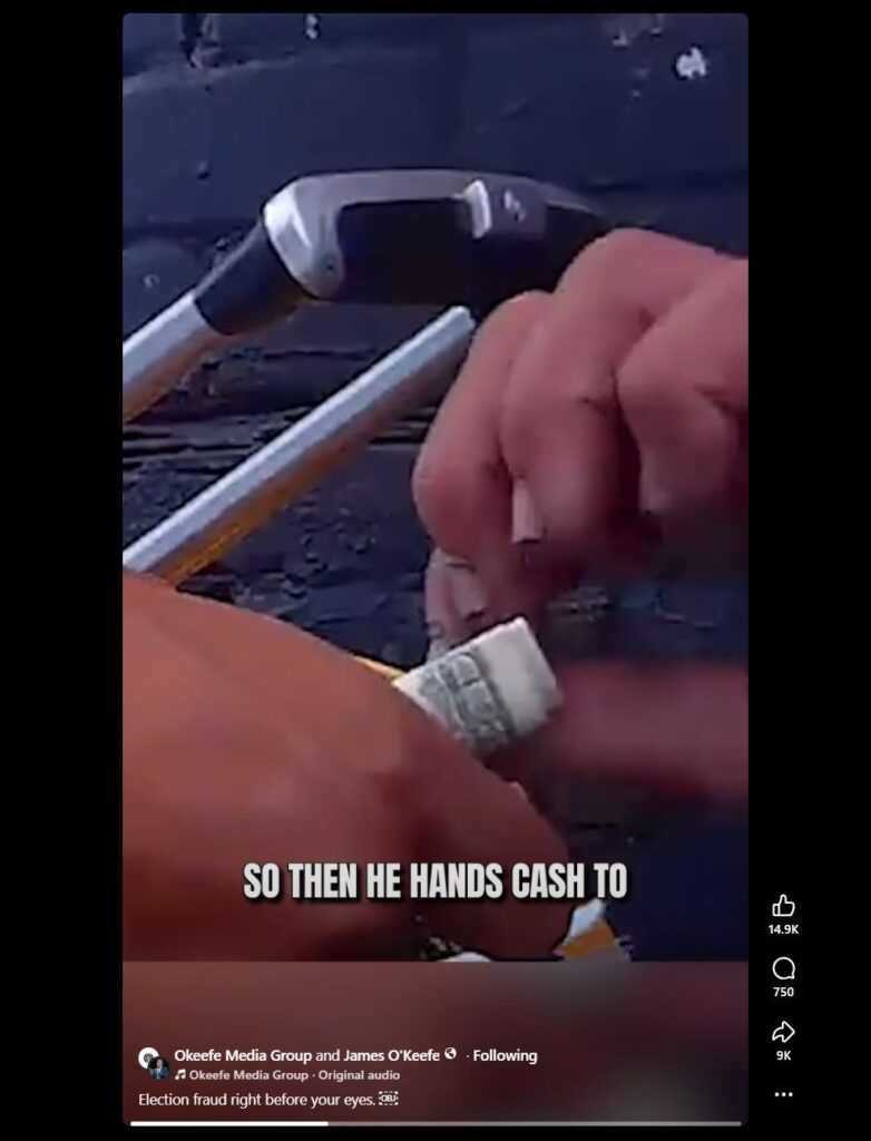 Voter Fraud - Cash PAID to Homeless to Vote in the Name of Other Registered Voters - Constitutional Crisis in America - James Okeefe