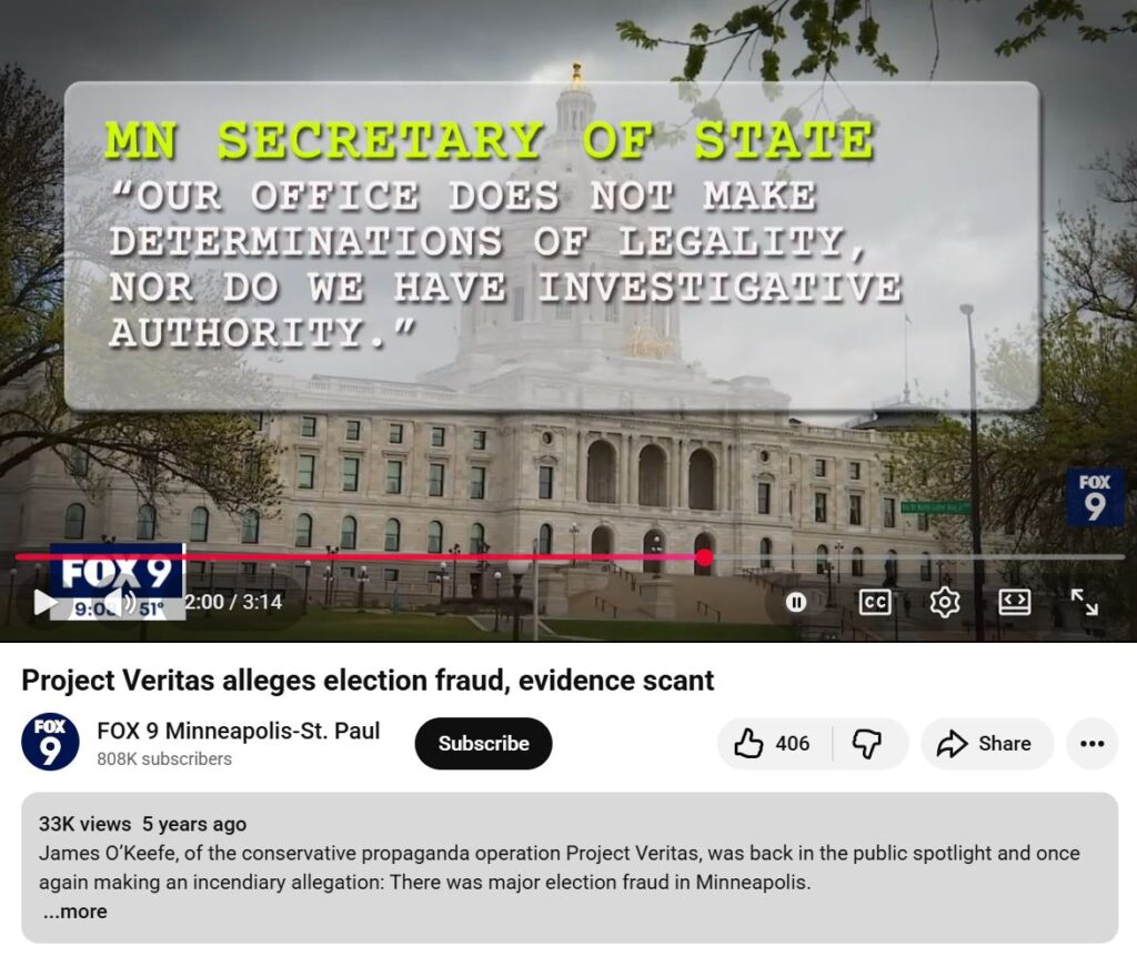 Voter Fraud in America - Secretary of State - Investigations Going Nowhere