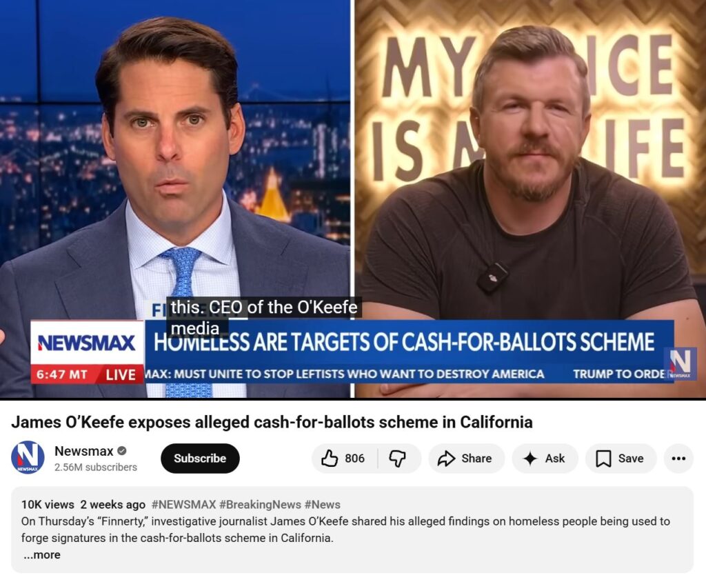 Voter Fraud in America on Film - Constitutional Crisis in America - James Okeefe - Citizen Justice League