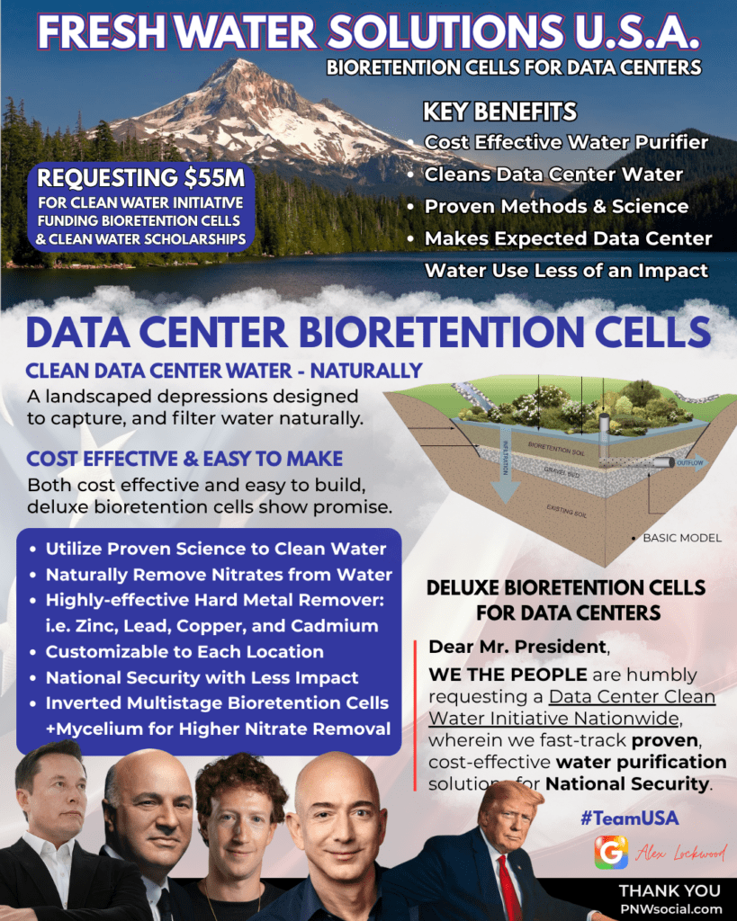 Bioretention Cells for Data Centers in Oregon