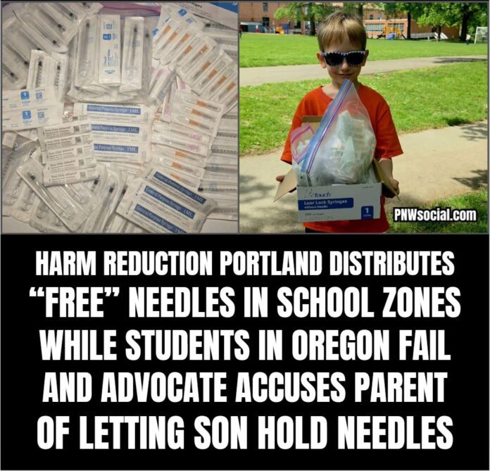 Needles Found in Portland School Zone While Kids At Play