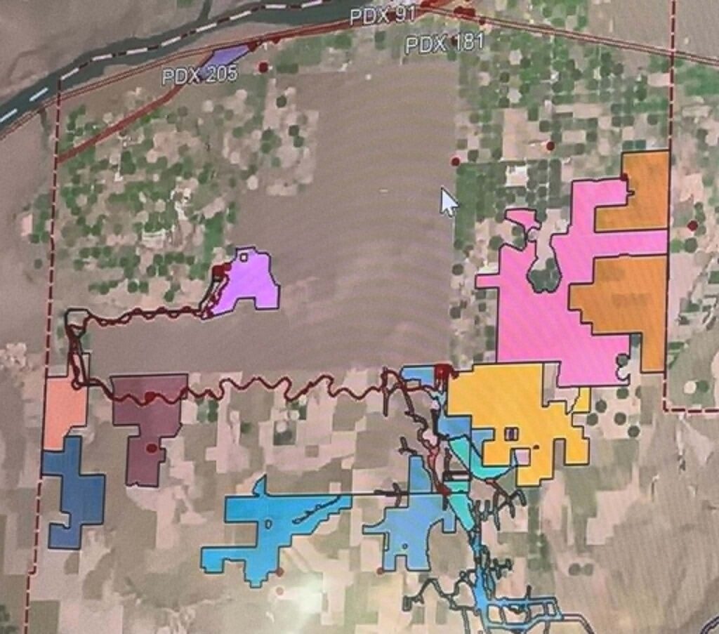 Over 100000 Acres of Solar in Oregon - Map