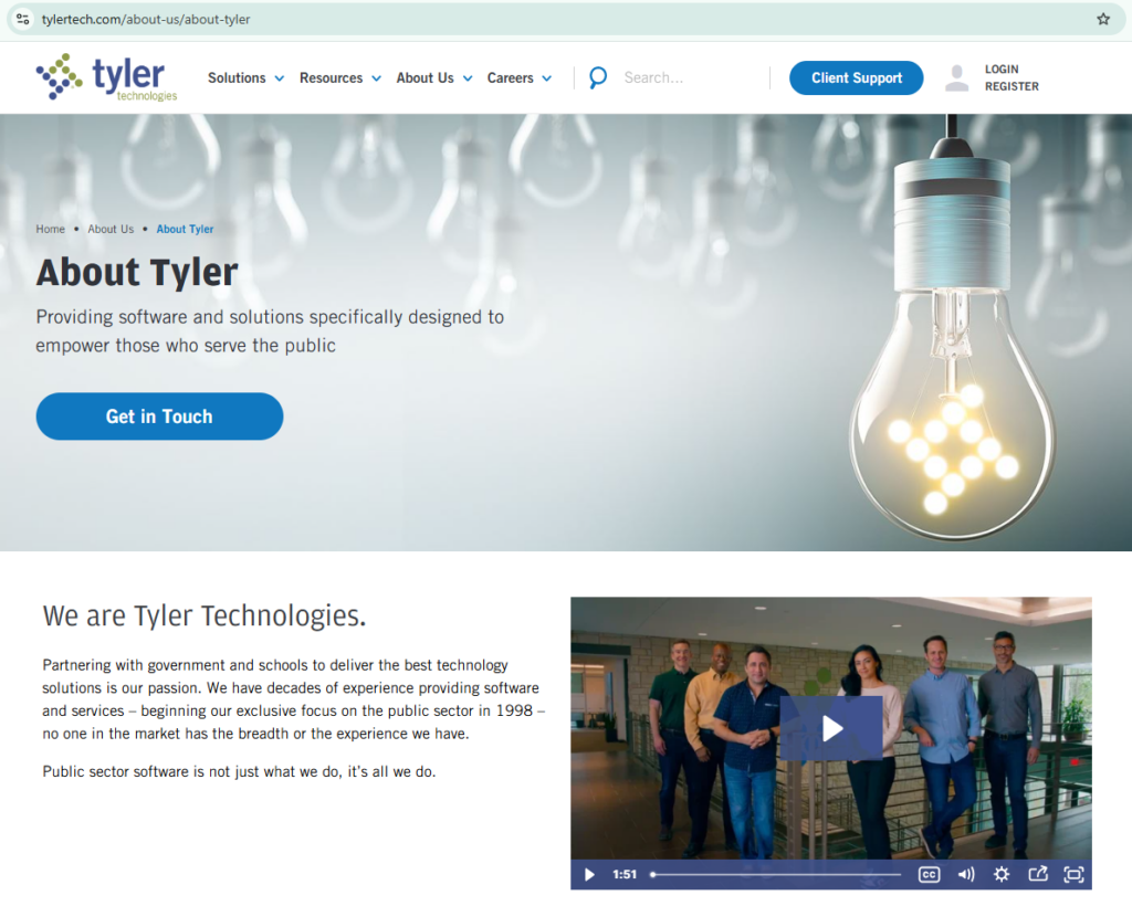 Tyler Technologies - India - Philippines - Canada - Possible Foreign Government Influence