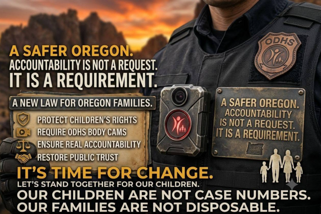 Body Cams for Oregon Department of Human Services Workers IP 2028-026 ODHS ACCOUNTABILITY ACT